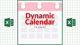 Dynamic Calendar in Excel‼️ excel [upl. by Attekahs171]