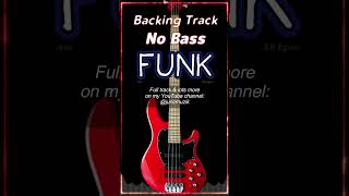 shorts ► Funk Backing Track for bass get your groove on Subscribe for more backingtrack [upl. by Lauree661]