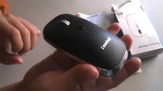 LeadsaiL Wireless Computer Mouse Review Quiet clicks compact mouse AAA batteries not included [upl. by Marika]