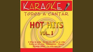 Sirena Karaoke Version  Originally Performed By Sin Bandera [upl. by Eimmat]