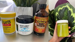 30 day hair growth challenge using Doo Gro Sulfur 8 and Black Castro oil  Healthy Hair [upl. by Earleen]