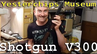 Interton Video 3000 mit Lichtgewehr Lightgun V300  Yesterchips Museum Haingrund [upl. by Tychonn364]