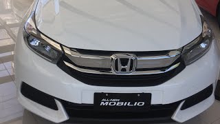 DETAILED 2018 HONDA MOBILIO 15 V CVT  Philippines  Taffeta White [upl. by Noni]