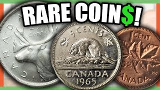 10 EXTREMELY VALUABLE CANADIAN COINS WORTH MONEY  RARE CANADIAN COINS TO LOOK FOR [upl. by Enneiluj755]