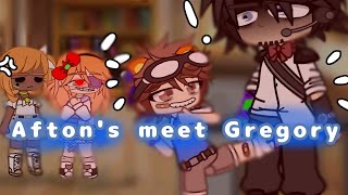 Aftons meet Gregorya special guest FNAF•ftafton family•gacha clubGC•\\my AU\\• [upl. by Bacon]