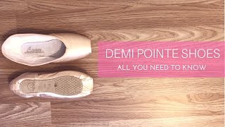 ALL You Need To Know About Demi Pointe Shoes Soft Blocks Soft Pointes Plus Grishko Info [upl. by Idnek375]