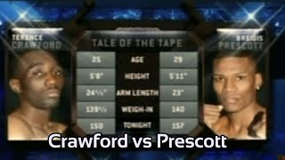 FULL Fight  Terence Crawford vs Breidis Prescott March 30 2013 Buds Breakout fight [upl. by Gorlicki]