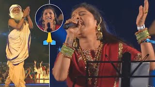 Singer Mangli Extraordinary Performance 2021 Maha Shivaratri  Sadhguru  Daily Culture [upl. by Mccallion250]