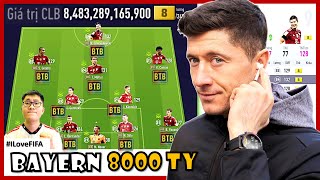 8000 Tỷ Siêu Đội Hình Bayern Munich Cực Khủng FO4 Với Dàn BTB 8 LEWANDOWSKI MULLER amp GORETZKA [upl. by Yerffej]