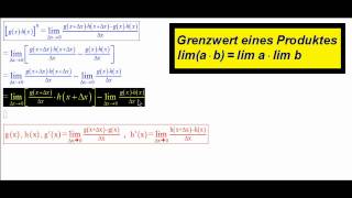 Beweis der Produktregel der Differentialrechnung [upl. by Brendin]