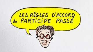 LES RÈGLES DACCORD DU PARTICIPE PASSÉ EN 3 MINUTES [upl. by Ayian257]