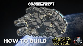 Han Solos Millennium Falcon  Minecraft Star Wars tutorial [upl. by Proctor]