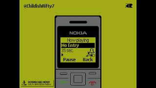 Nokia ringtone  No Entry  ChildishRifty7 Retrolane ORIGINAL [upl. by Delwin]