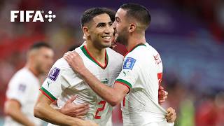 How Morocco defeated Belgium at the FIFA World Cup [upl. by Nivlak]