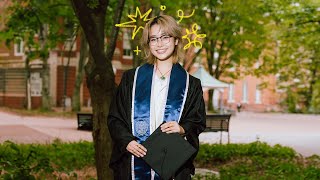 I graduated college 🎓🌟 a semichaotic graduation weekend vlog [upl. by Akcirahs]