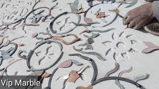 Marble Inlay Work [upl. by Eilitan]