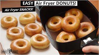 EASY Air Fryer DONUTS Better than Krispy Kreme 🔥 The Best Glazed Air Fryer Donuts Recipe [upl. by Friedly]