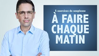 5 exercices de SOUPLESSE à faire chaque MATIN [upl. by Cyprio]