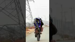 Ghost of uchiha 🔥🥵 wheelie youtubeshorts stunt wheeli stunts [upl. by Ahsinod931]