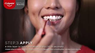 How to use a Colgate O2 Teeth Whitening Pen [upl. by Pascoe]