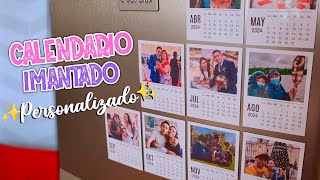 Haz tu Propio CALENDARIO IMANTADO PERSONALIZADO💕 con Plantillas gratis [upl. by Natehc]