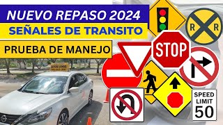 2024 PREGUNTAS DEL EXAMEN TEORICO DE MANEJO SEÑALES DE TRANSITOLICENCIA DE CONDUCIR EN USA [upl. by Hayn72]