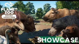 Planet Zoo  Eurasia Animal Pack  Showcase [upl. by Hufnagel528]