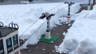 Lego Technic chairlift station upgrade TelecabineSeilbahn [upl. by Hinch]