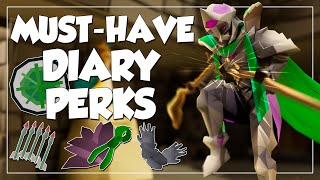 The BEST Diary Perks Your OSRS Account Needs [upl. by Neisa]