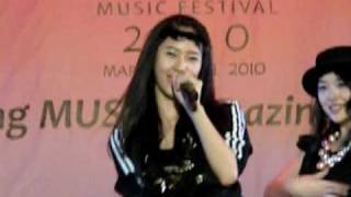 100319 Fancam Fx  LaChaTa  Pattaya Music Festival 2010 [upl. by Dlanod]