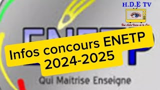 Infos concours ENETP 20242025 [upl. by Kokaras]