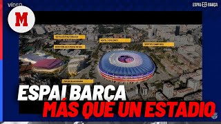 Así lucirá el nuevo Camp Nou el Espai Barça quiere ser quotmás que un estadioquot MARCA [upl. by Acirret]