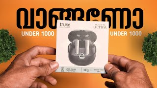 Budget Earbuds Under 1000  Truke BUDS F1 Ultra TWS Review Malayalam [upl. by Malena]