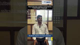 ibps RRB PO Interview Session  Student Testimonial  TIME HubliDharwad [upl. by Avehstab]