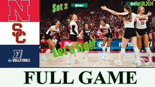 Nebraska vs USC Set 2  College Volleyball Sep 27 2024  NCAA Volleyball 2024 [upl. by Anirod]