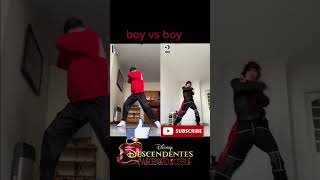 boy vs boy  like or subscribe challenge disney descendants elviogamer disneyprincess duet [upl. by Hluchy990]