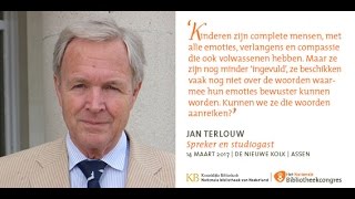 Studiogesprek met Jan Terlouw  Het Nationale Bibliotheekcongres 2017 [upl. by Sevart]