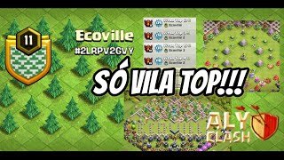 Líder do clã Ecoville e suas 15 vilas ecológicas no Clash of Clans [upl. by Betteann]