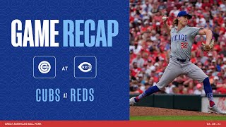 Cubs vs Reds Game Highlights  6824 [upl. by Neyu]