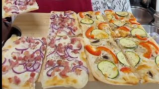 Самый Вкусный Рецепт Огненный Пирог Flammkuchen в духовке за 15 мин kuchen flammkuchen backen [upl. by Walrath665]