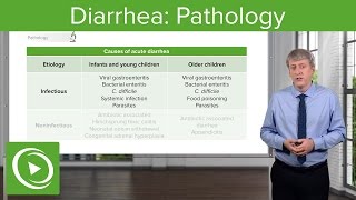 Diarrhea Pathology Types amp Causes – Pediatric Gastroenterology  Lecturio [upl. by Airtemad552]