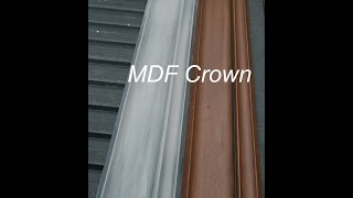 Staining Your MDF CROWN REAL WOOD LOOK [upl. by Earas]