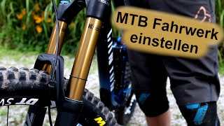 Federung am MTB in 5 Schritten richtig einstellen [upl. by Ocsic12]