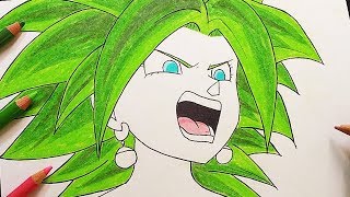 Como dibujar a Kefla Kefura SSJ   How to draw Kefla  Dragon Ball Super [upl. by Heman]