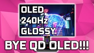 THE OLED  ASUS Glossy 240Hz XG27AQDMG Gaming Monitor [upl. by Relyat]