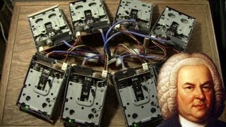 Toccata and Fugue in D Minor On Floppy Drive Organ [upl. by Enylorac388]