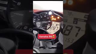 Yamaha R6 Top Speed [upl. by Yrahca]