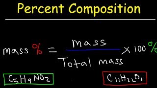 Percent Composition By Mass [upl. by Naedan]