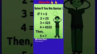 genius iq youtube india maths viral subscribe shorts shortsfeed puzzle youtubeshorts [upl. by Gothart]