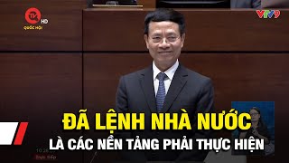 Bộ Trưởng Nguyễn Mạnh Hùng quotĐã lệnh nhà nước là các nền tảng kể cả xuyên biên giới phải thực hiệnquot [upl. by Anson]